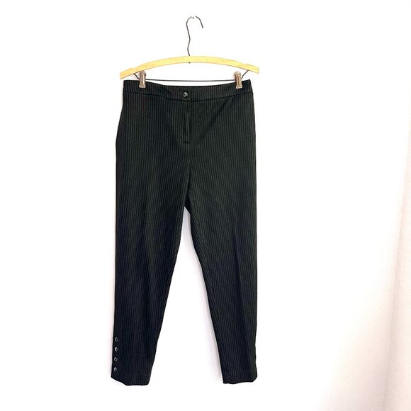 Calvin Klein Low Waist Pinstriped Pants - Picture 1 of 5